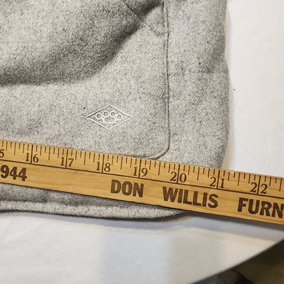 10 Deep Men's Puffer Vest Jacket, Grey, Size L,Wool Blend, Outdoor, Casual. - Picture 15 of 16